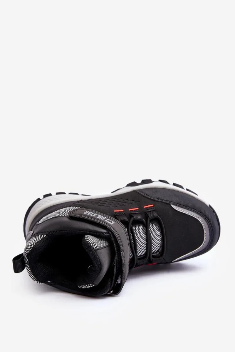 Hot Big Star Shoes Trapery Dziecięce Memory Foam Czarne Big Star KK374121