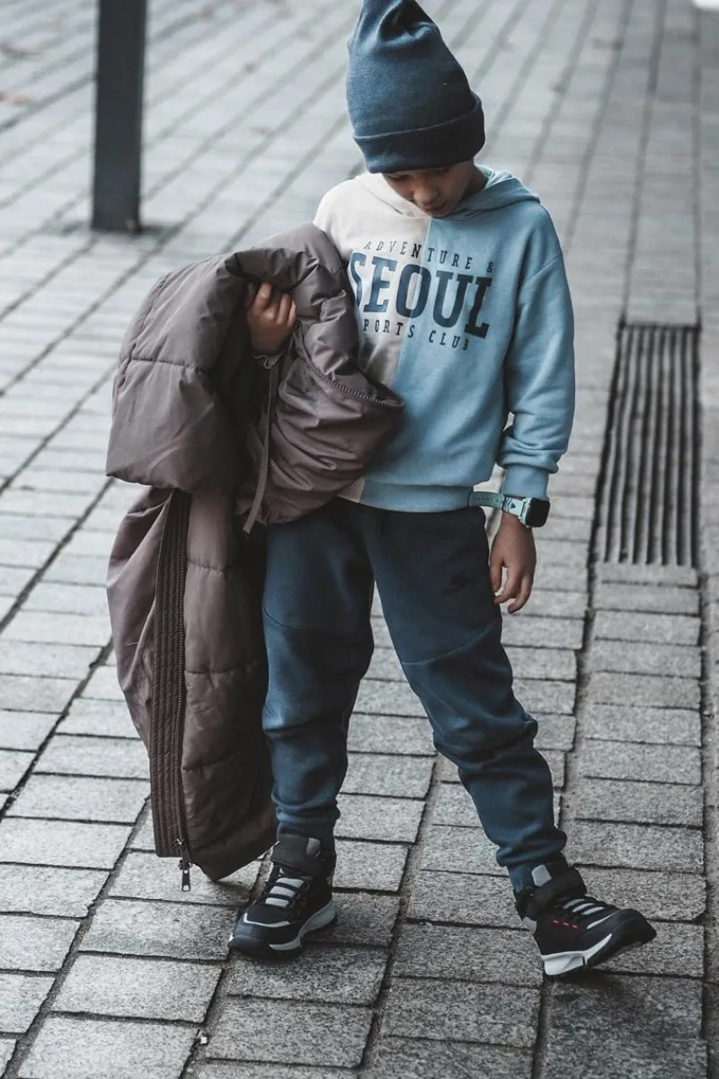 Hot Big Star Shoes Trapery Dziecięce Memory Foam Czarne Big Star KK374121