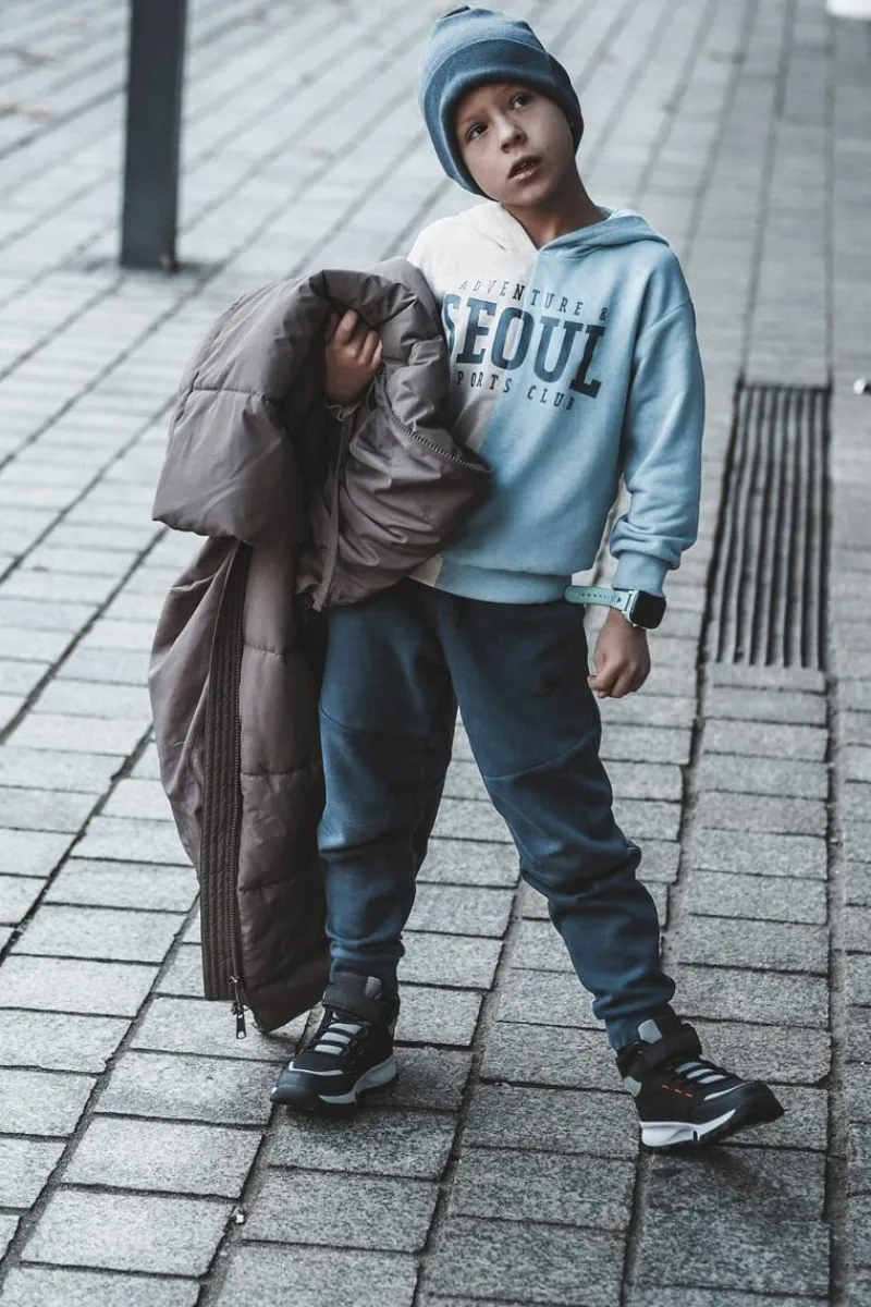 Hot Big Star Shoes Trapery Dziecięce Memory Foam Czarne Big Star KK374121