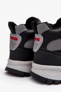 Hot Big Star Shoes Trapery Dziecięce Memory Foam Czarne Big Star KK374121