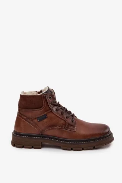 Outlet Wrangler Trapery Męskie Ocieplane 20253034.JCU Brązowe Brązowy