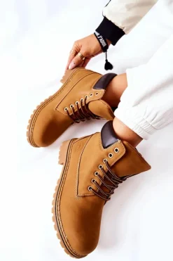 Outlet Trapery Ocieplane Ciemnobeżowe Crush Damskie Chłopięce|Dziewczęce