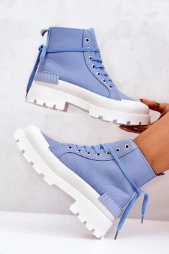 Damskie Trapery|Botki Sznurowane><noscript><img width=