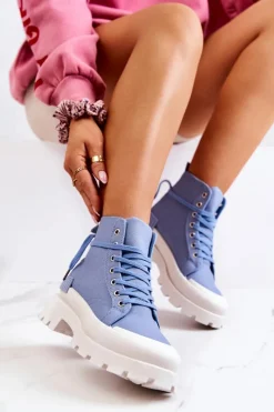 Damskie Trapery|Botki Sznurowane><noscript><img width=