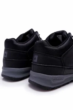 Clearance Big Star Shoes Trekkingowe Młodzieżowe Buty Big Star Wysokie Outdoor Czarne EE274816