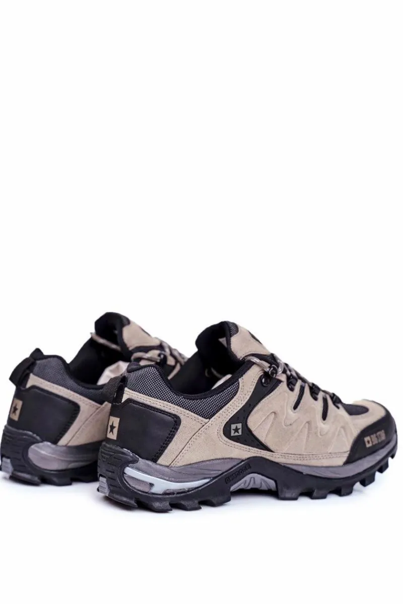 Sale Big Star Shoes Trekkingowe Męskie Buty Big Star Outdoor Szare GG174281
