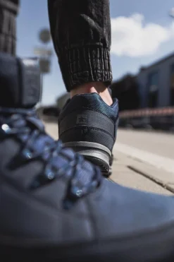 Outlet Trekkingowe Męskie Buty Big Star Wysokie Outdoor Granat EE174466 Męskie Trampki Męskie Big Star|Obuwie Trekkingowe Męskie