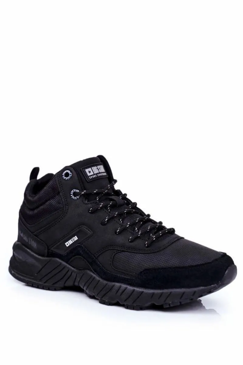 Online Big Star Shoes Trekkingowe Męskie Buty Big Star Outdoor Czarne GG174409