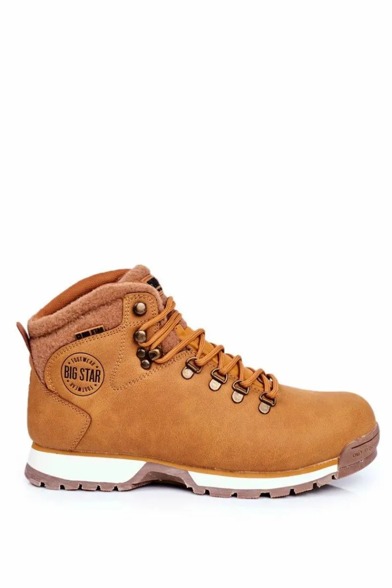 Obuwie Trekkingowe Męskie>Big Star Shoes Trekkingowe Męskie Buty Big Star Outdoor Camel GG174402
