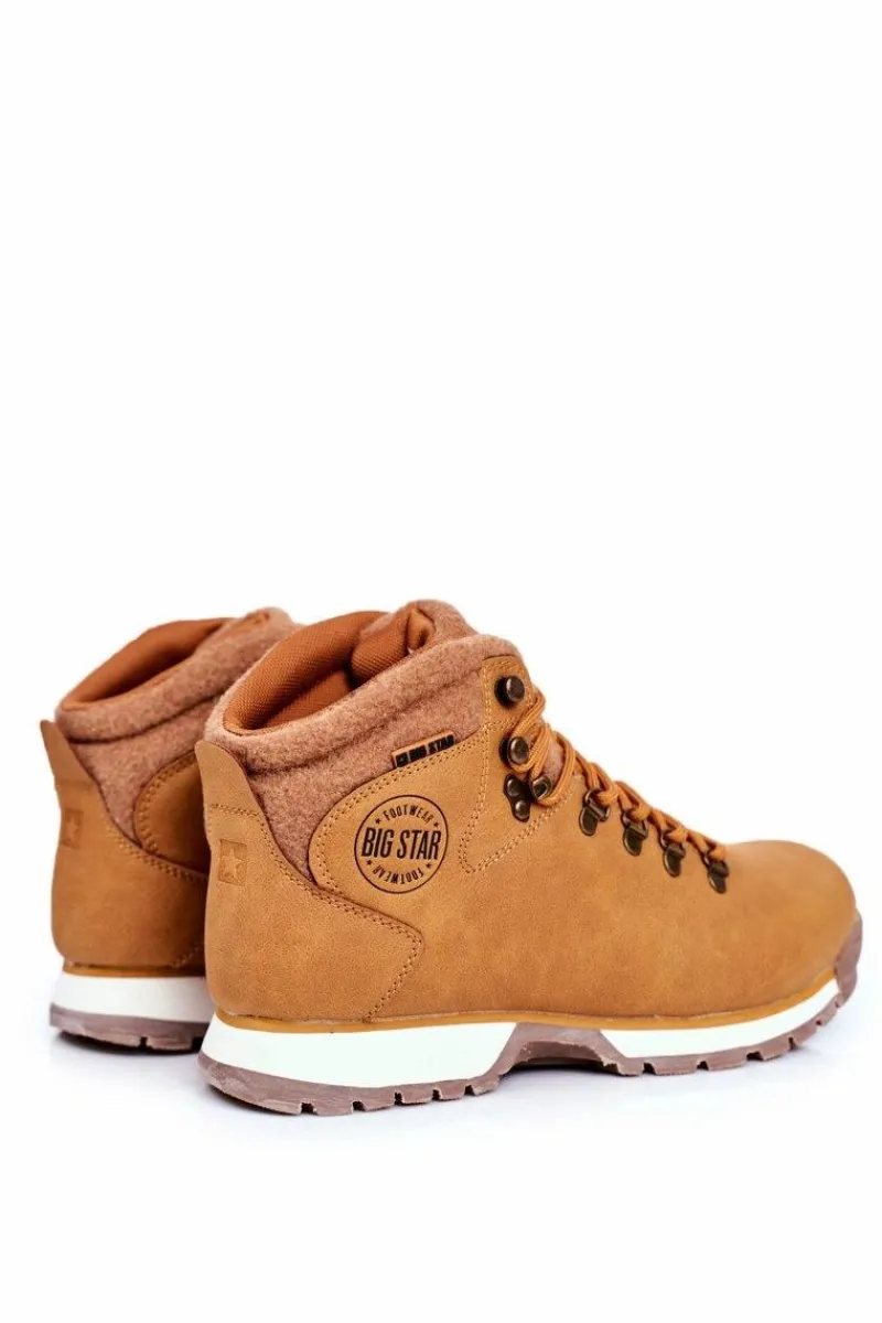 Obuwie Trekkingowe Męskie>Big Star Shoes Trekkingowe Męskie Buty Big Star Outdoor Camel GG174402