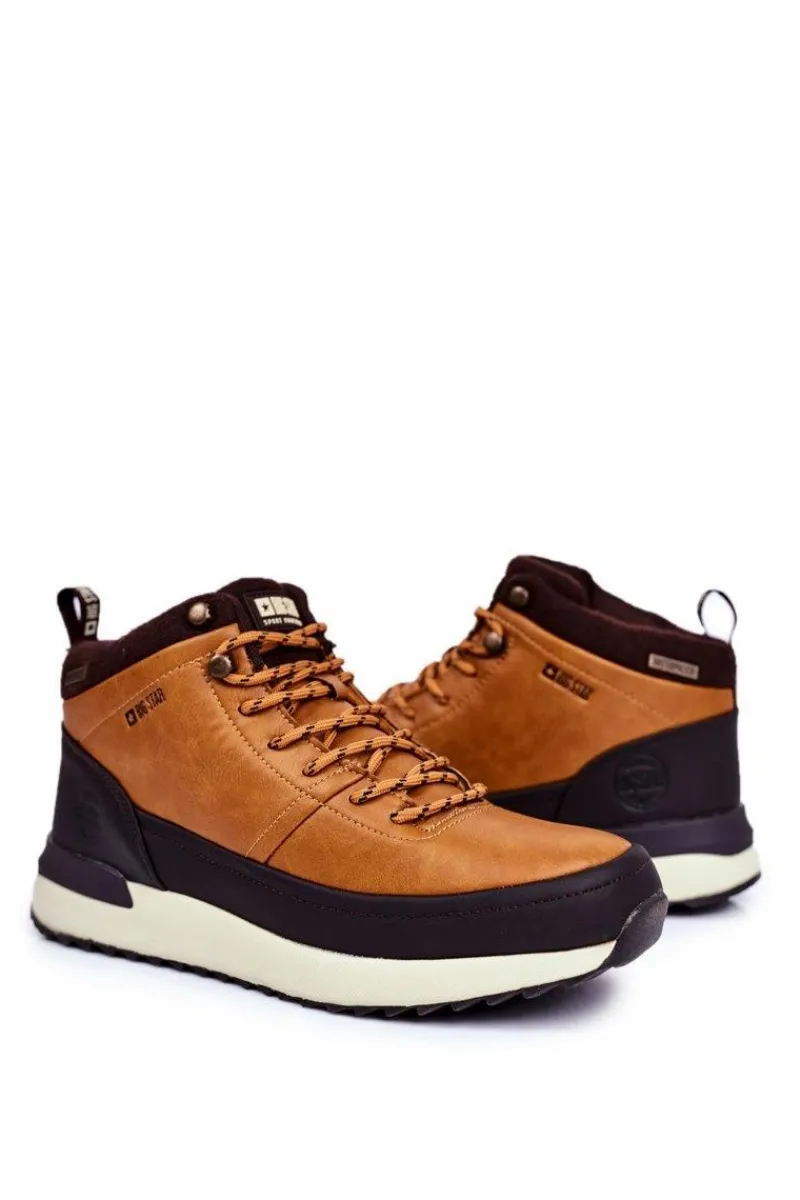 Obuwie Trekkingowe Męskie>Big Star Shoes Trekkingowe Męskie Buty Big Star Outdoor Camel GG174561