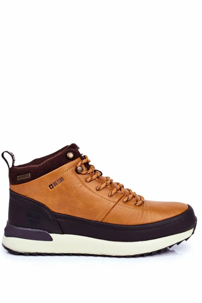 Obuwie Trekkingowe Męskie>Big Star Shoes Trekkingowe Męskie Buty Big Star Outdoor Camel GG174561