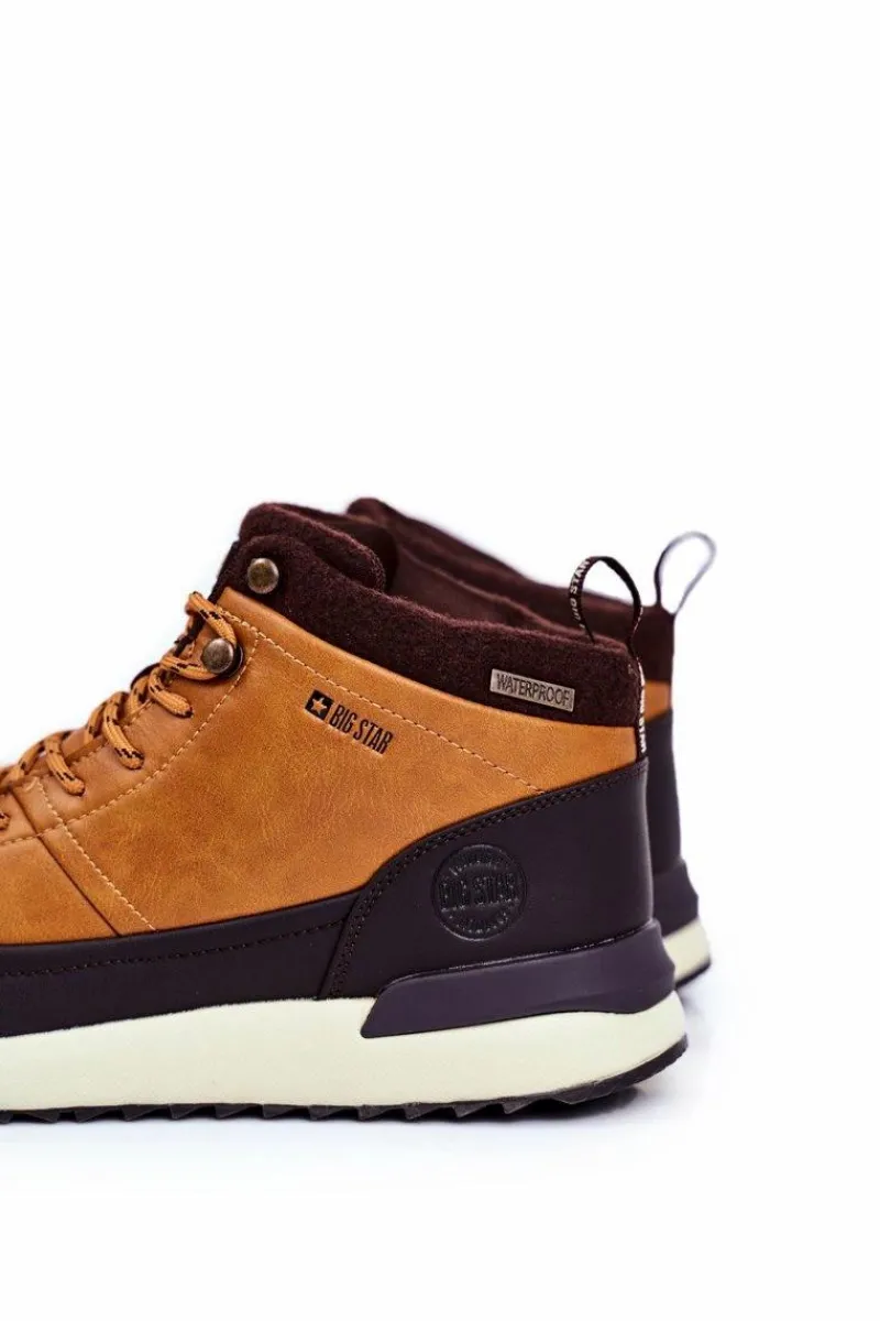 Obuwie Trekkingowe Męskie>Big Star Shoes Trekkingowe Męskie Buty Big Star Outdoor Camel GG174561