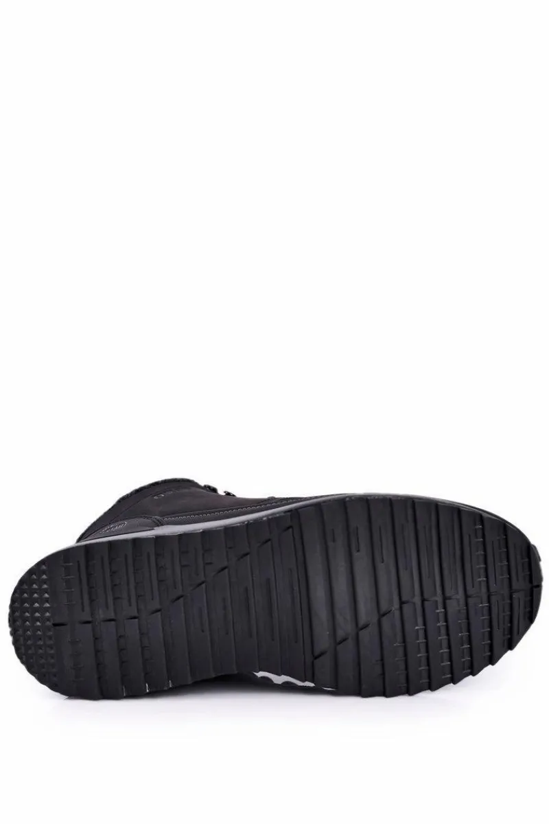 Discount Trekkingowe Męskie Buty Big Star Outdoor Czarne GG174563 Męskie Obuwie Trekkingowe Męskie