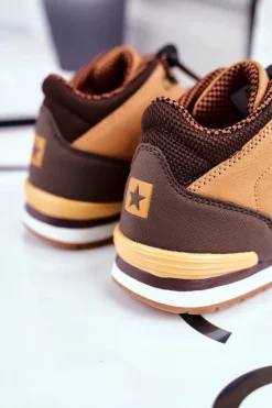 Outlet Trzewiki Dziecięce Big Star Camel GG374102 Dzieci Dziewczęce|Chłopięce