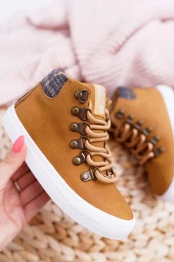 Best Trzewiki Dziecięce Chłopięce Big Star Camel EE374039 Dzieci Chłopięce