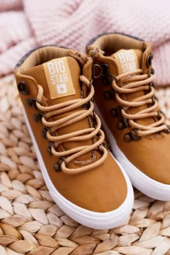 Best Trzewiki Dziecięce Chłopięce Big Star Camel EE374039 Dzieci Chłopięce