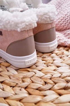 Hot Big Star Shoes Trzewiki Dziecięce Dziewczęce Big Star Różowe EE374015