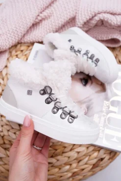 Dziewczęce>Big Star Shoes Trzewiki Dziecięce Dziewczęce Big Star Białe EE374017