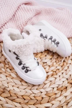 Dziewczęce>Big Star Shoes Trzewiki Dziecięce Dziewczęce Big Star Białe EE374017