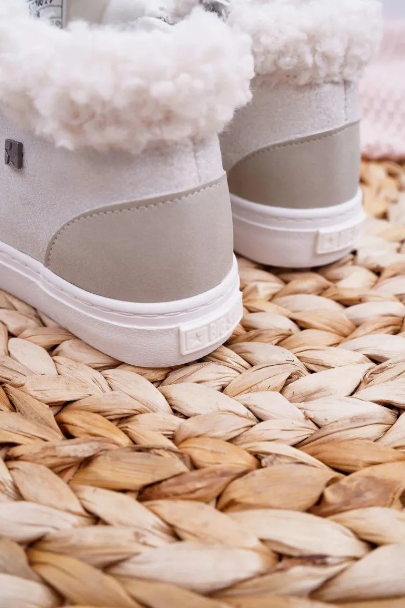 Dziewczęce>Big Star Shoes Trzewiki Dziecięce Dziewczęce Big Star Białe EE374017