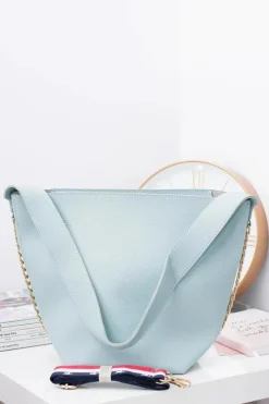 Best Turkusowa Torebka Damska A4 Shopper Bag Torebki Klasyczne