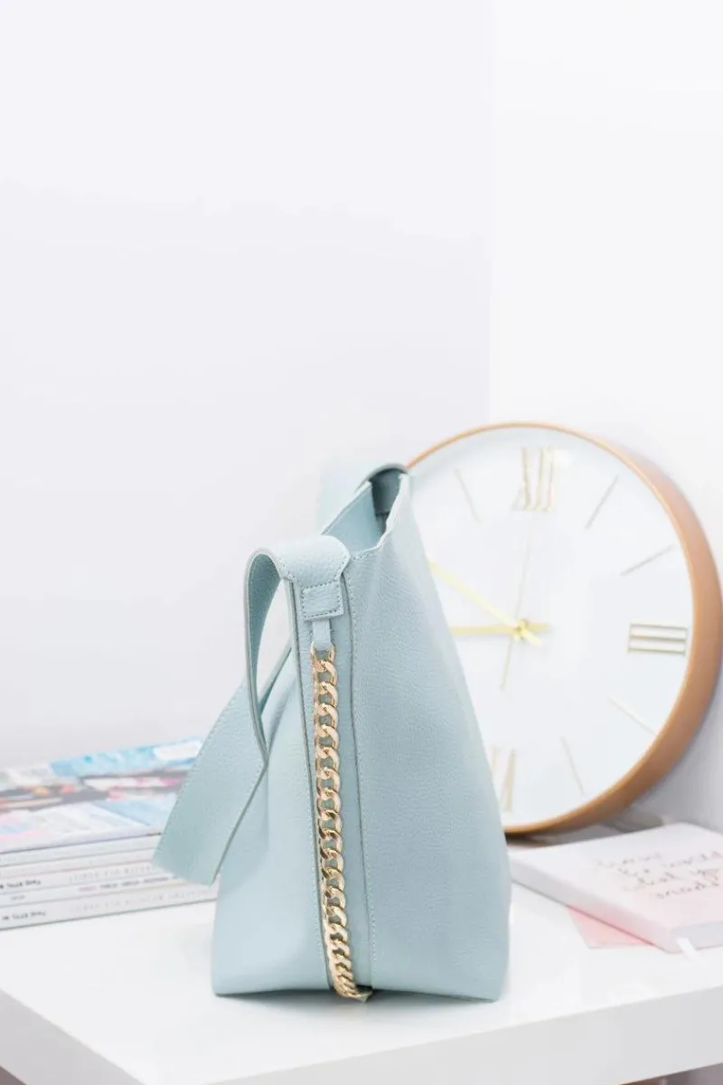 Best Turkusowa Torebka Damska A4 Shopper Bag Torebki Klasyczne