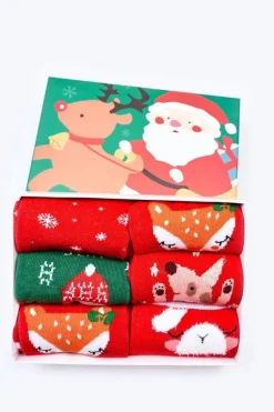 Skarpetki|Skarpetki>Boto Świąteczny Zestaw Skarpetek Dziecięcych Mix