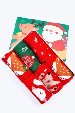 Skarpetki|Skarpetki></noscript>Boto Świąteczny Zestaw Skarpetek Dziecięcych Mix