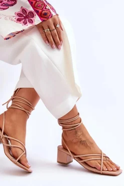 Sandały Na Obcasie><noscript><img width=