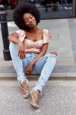 Sandały Na Obcasie>Boto Wiązane Sandały Na Szpilce Z Kwadratowym Noskiem Srebrne Runway