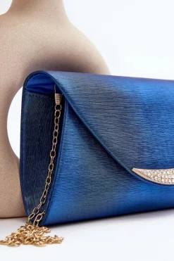 Online Wizytowa Torebka Kopertówka Na Łańcuszku Zarani Niebieska Kopertówki