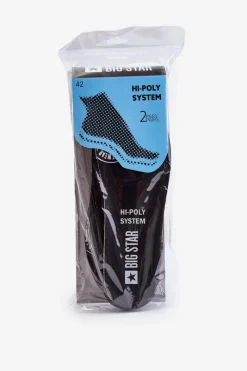 Online Wkładki Do Butów BIG STAR HI-POLY SYSTEM 2 Pary Czarne Wkładki