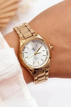 Hot GG Luxe Wodoodporny Zegarek Damski Złoty