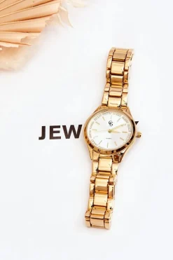 Hot GG Luxe Wodoodporny Zegarek Damski Złoty