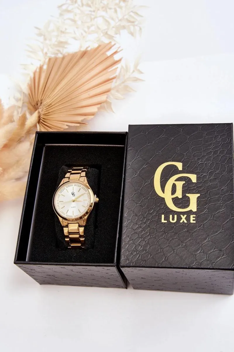 Hot GG Luxe Wodoodporny Zegarek Damski Złoty