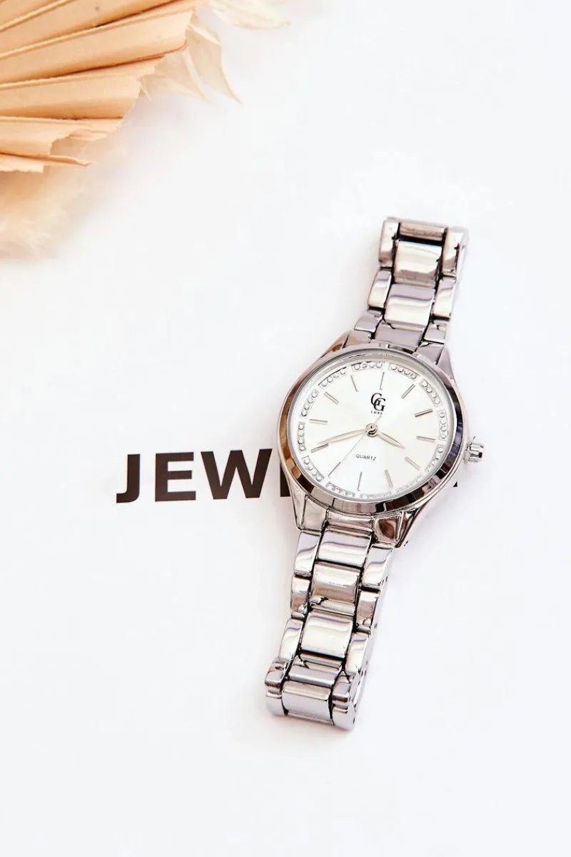 Best Wodoodporny Zegarek Damski Srebrny Zegarki