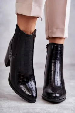 Botki Na Słupku|Czarne Botki><noscript><img width=