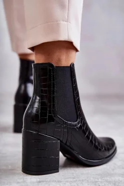 Botki Na Słupku|Czarne Botki><noscript><img width=