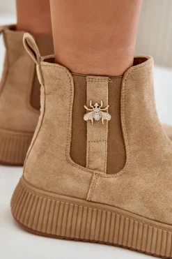 Czarne Botki|Botki Płaskie><noscript><img width=