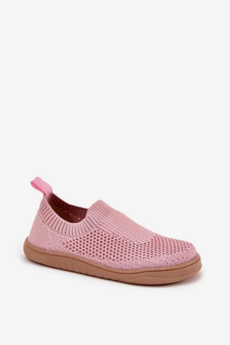 Sale Wsuwane Kapcie Barefoot Dziecięce Różowe Mariselle Dzieci Dziewczęce|Barefoot