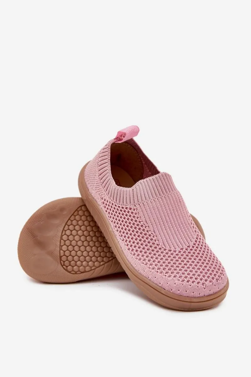 Sale Wsuwane Kapcie Barefoot Dziecięce Różowe Mariselle Dzieci Dziewczęce|Barefoot