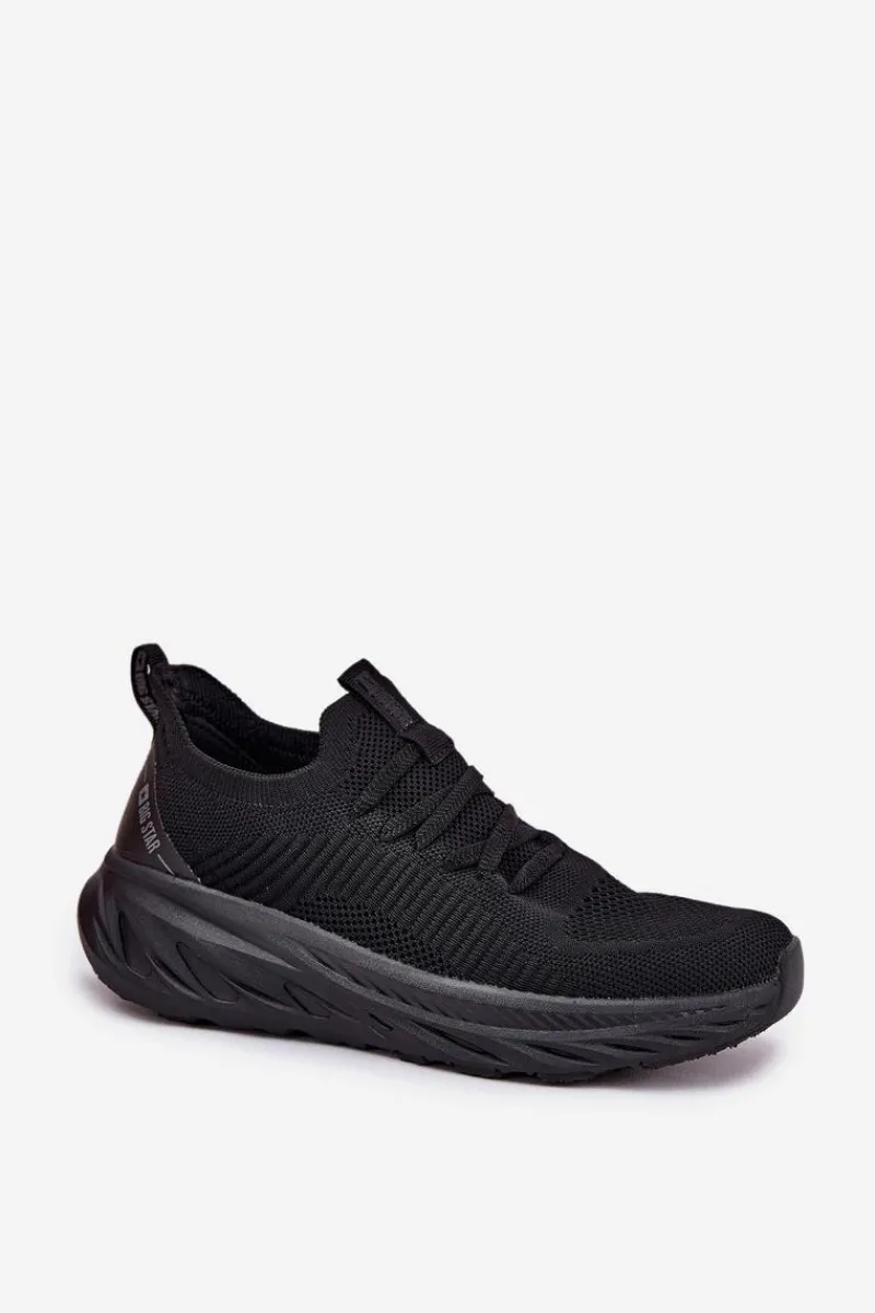 Discount Wsuwane Lekkie Buty Sportowe Damskie Big Star RR274A132 HI-POLY SYSTEM Czarne Damskie Buty Sportowe Big Star|Sneakersy Damskie