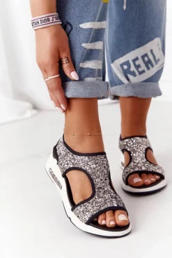 Sandały Na Koturnie|Sandały Płaskie><noscript><img width=