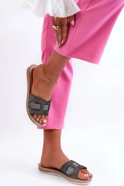 Klapki Damskie Klasyczne><noscript><img width=