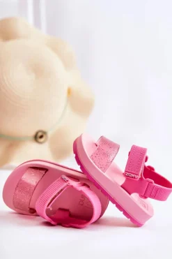 Chłopięce|Dziewczęce></noscript>ZAXY Wygodne Dziecięce Sandałki Pachnące JJ385026 Różowe