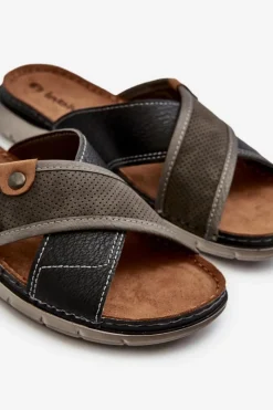 Klapki Męskie Klasyczne><noscript><img width=