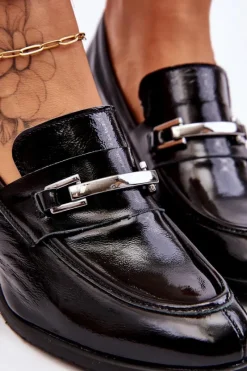 Best Boto Wygodne Lakierowane Czółenka Czarne Lemar Damira