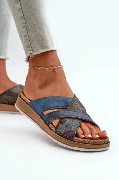 Klapki Damskie Klasyczne><noscript><img width=