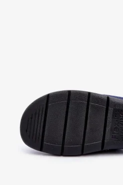 INBLU Wygodne Obuwie Domowe Męskie Kapcie 91000027 Granatowe